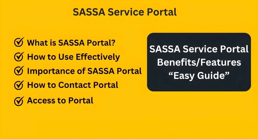 Use the SASSA Services Portal