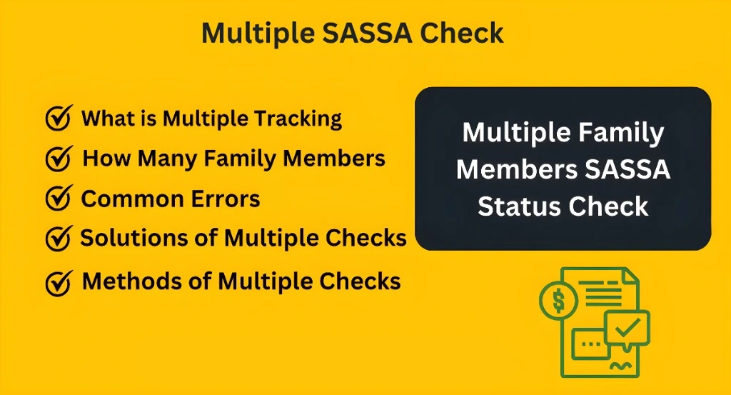 Tracking SASSA Payments for Multiple Family Members