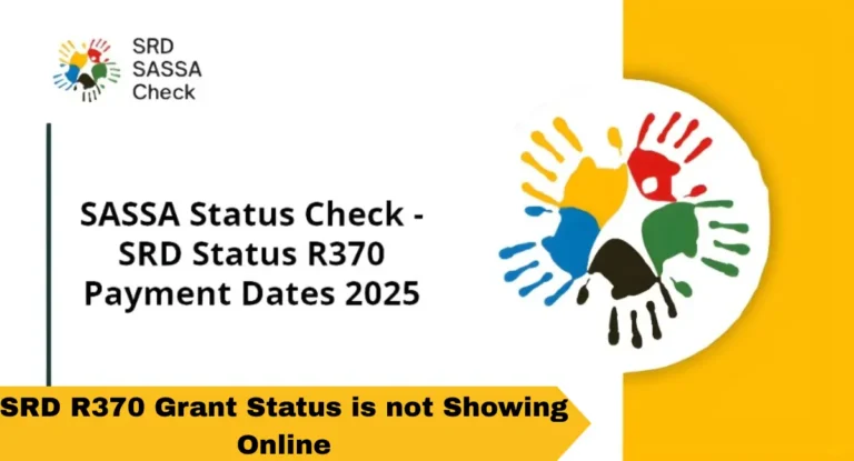 SRD R370 Grant Status is not Showing Online
