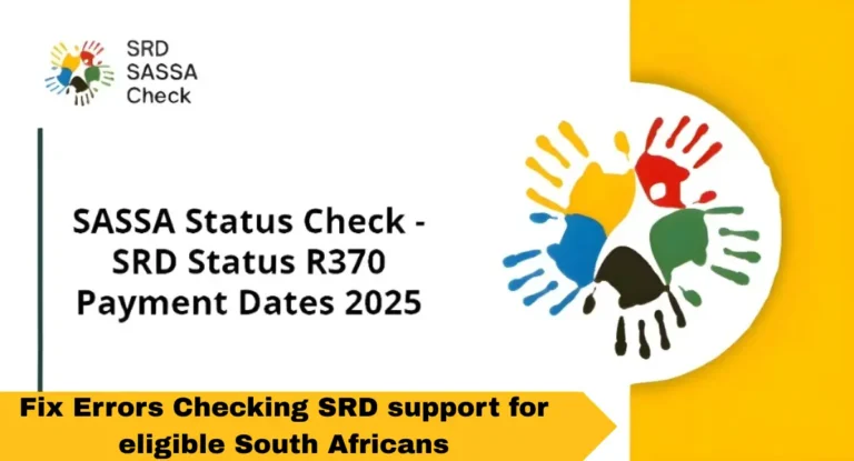 Fix Errors Checking SRD support for eligible South Africans