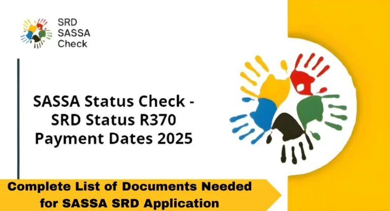 Complete List of Documents Needed for SASSA SRD Application